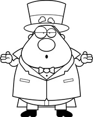 Cartoon Magician Confused