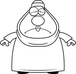 Sad Cartoon Muslim