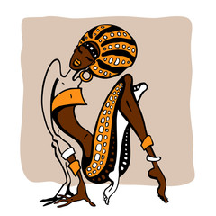African woman in ethnic style