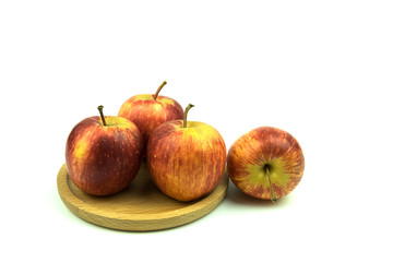 Apple on isolated white background