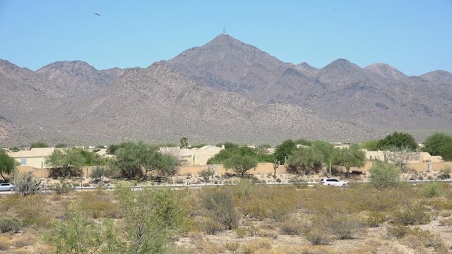 Northern Scottsdale Traffic And Landscape