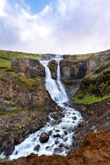 Fototapeta na wymiar Icelandic waterfall.