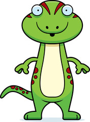 Surprised Cartoon Gecko