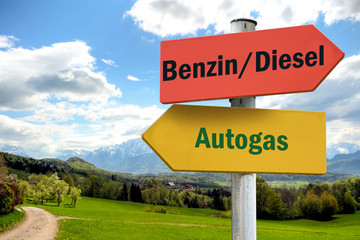 Schild 252 - Autogas