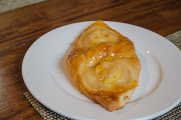 pineapple pie on dish