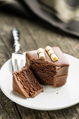 Sweet chocolate dessert.