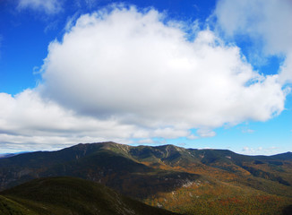On top of Cannon Mountain in Franconia Notch State Park in White Mountain National Forest, New Hamphire, USA.