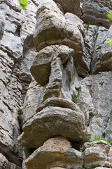 stone formation in torcal national park