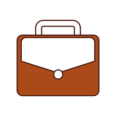 portfolio briefcase isolated icon vector illustration design