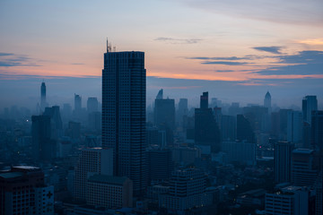 Fototapeta na wymiar Morning in Bangkok City