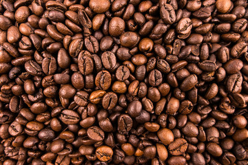 Fototapeta premium Coffee beans background