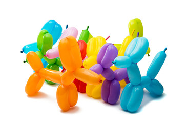 Toy of balloons isolated