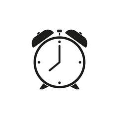 Alarm clock icon. Vector.