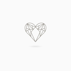 Simple linear heart