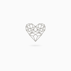 Simple linear heart