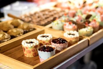 street food thailand - Colorful cup cake