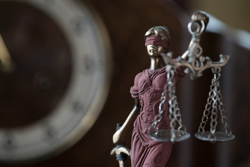  Symbol of Law on Lawyer's desk