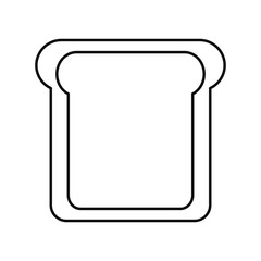 Slice of bread cartoon