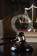  Symbol of Law on Lawyer's desk