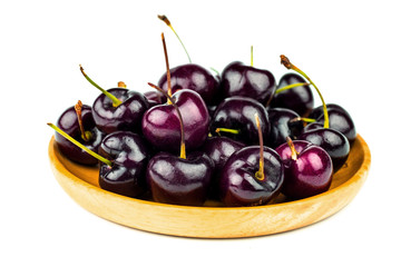 Cherry isolated on white background.