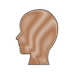 silhouette people profile man character