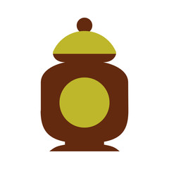 sugar pot isolated icon vector illustration design