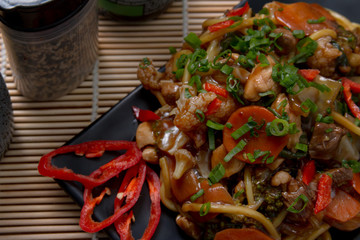 yakisoba japanese food