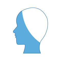 silhouette people profile man character