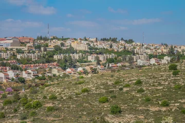Selbstklebende Fototapeten Ariel city view © wavemovies
