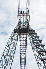 Steel uprights for bridge