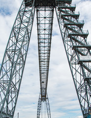 Steel uprights for bridge