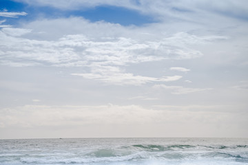Fototapeta na wymiar View seascape beach sea sand