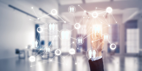 Modern wireless technologies for business and connecting people 