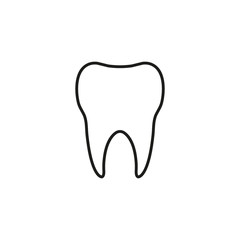Tooth icon. Vector.