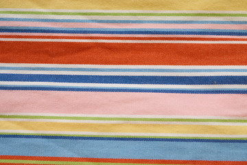 colored stripes of textile