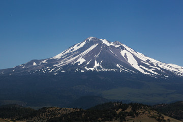 A photo of Mount Shasta, California, USA
