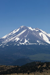 A photo of Mount Shasta, California, USA