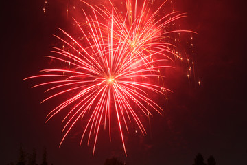 Annual 4th of July Fireworks in Eagle Point, Oregon in 2017