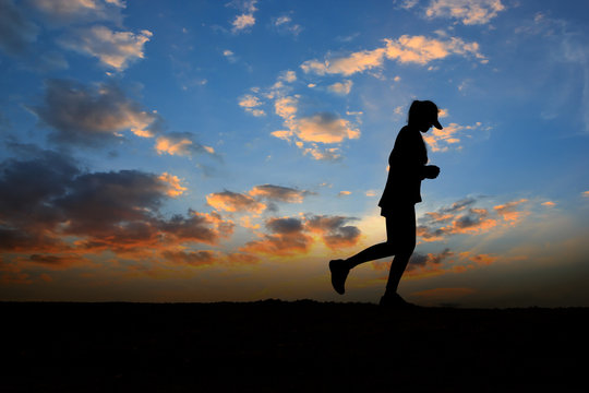 Female Runner Silhouette Images – Browse 20,536 Stock Photos, Vectors ...