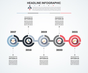 Abstract infographics number options template. Vector illustration. Can be used for workflow layout, diagram, business step options, banner, web design.
