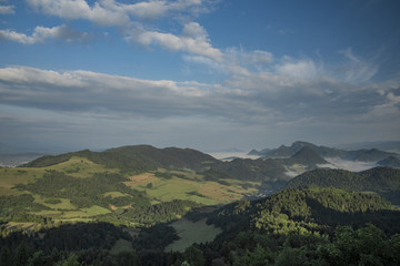Naklejka premium Beautiful view in Pieniny national park