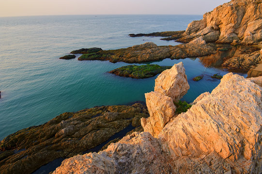 The coast sunrise scenic