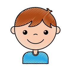 young man avatar character vector illustration design