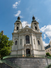 Fototapeta na wymiar Church of St. Mary Magdalene in Karlovy Vary, Czech Republic