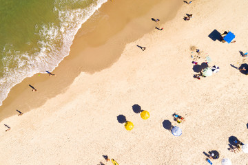 Top View of a Beach in Brazil