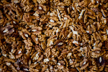 Walnuts texture