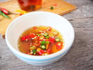 Fish sauce with chili