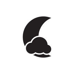 Moon and Cloud icon