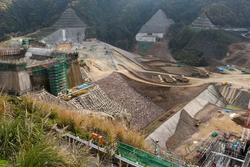 Photo sur Plexiglas Barrage Chantier de construction du barrage