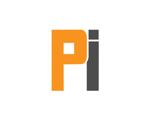 PI Initial Logo for your startup venture
